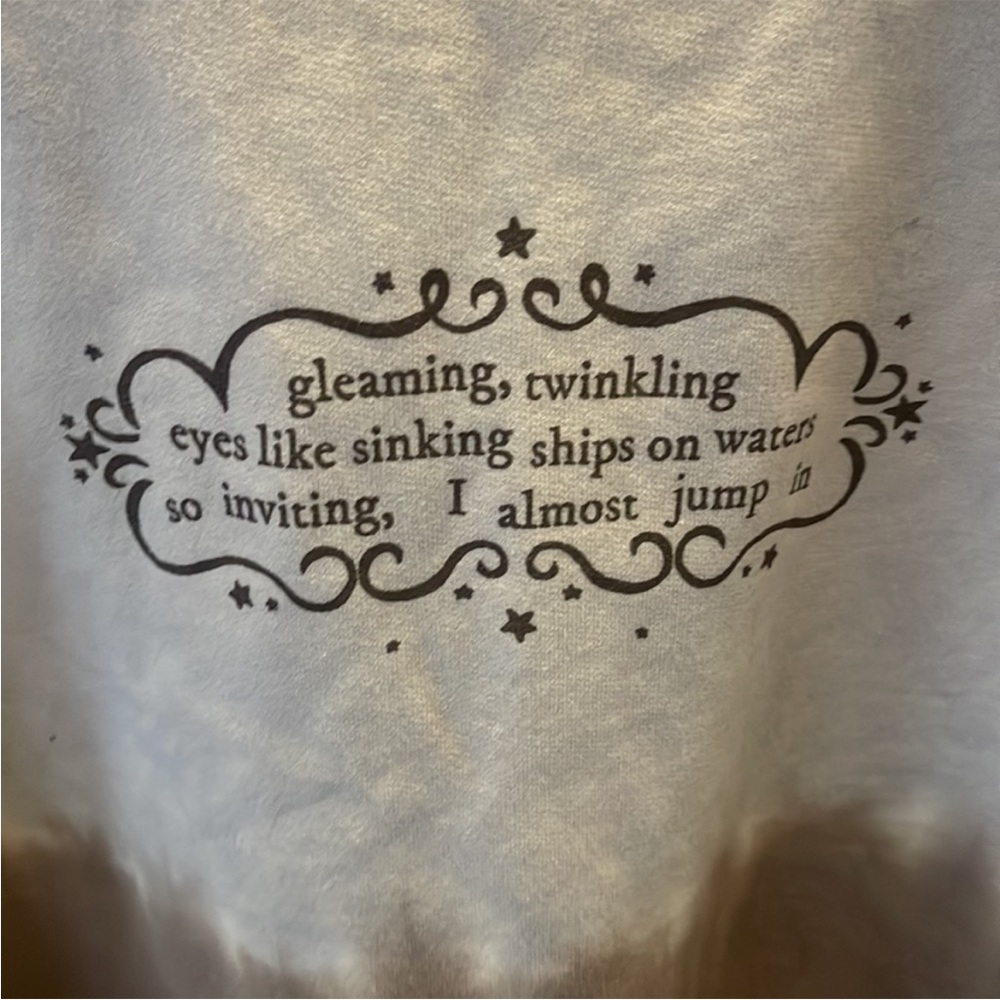 Official Taylor swift merchandise gold rush sweatshirt